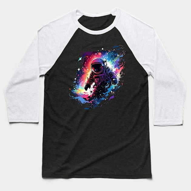 spaceman Baseball T-Shirt by piratesnow